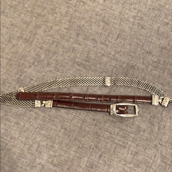 BRIGHTON  Reversible Brown and Tan Belt - Picture 3 of 8